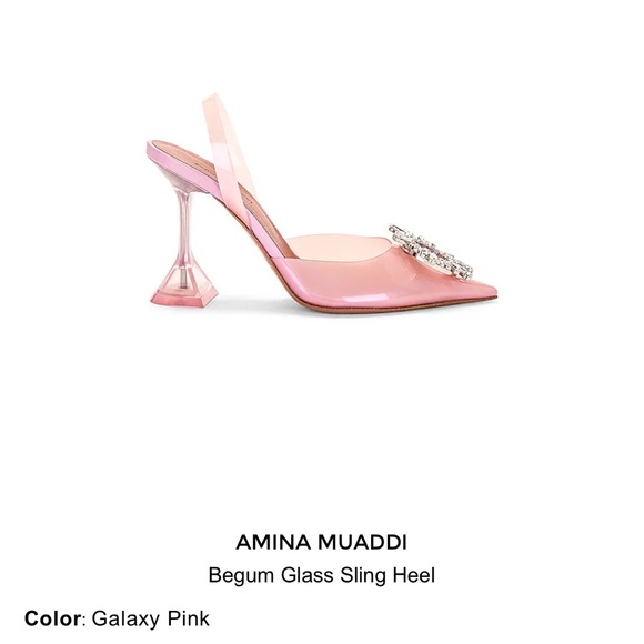 AMINA MUADDIBegum Glass Sling Heel